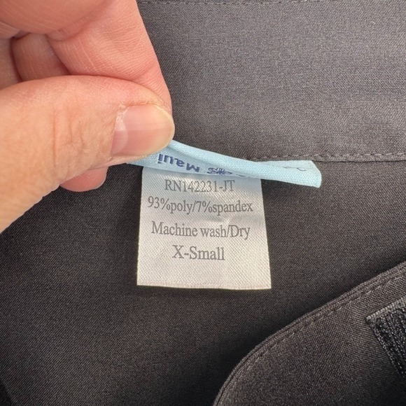 Ripskirt Hawaii Midi Skirt Womens XS Black Polyester Pleated - Picture 10 of 12